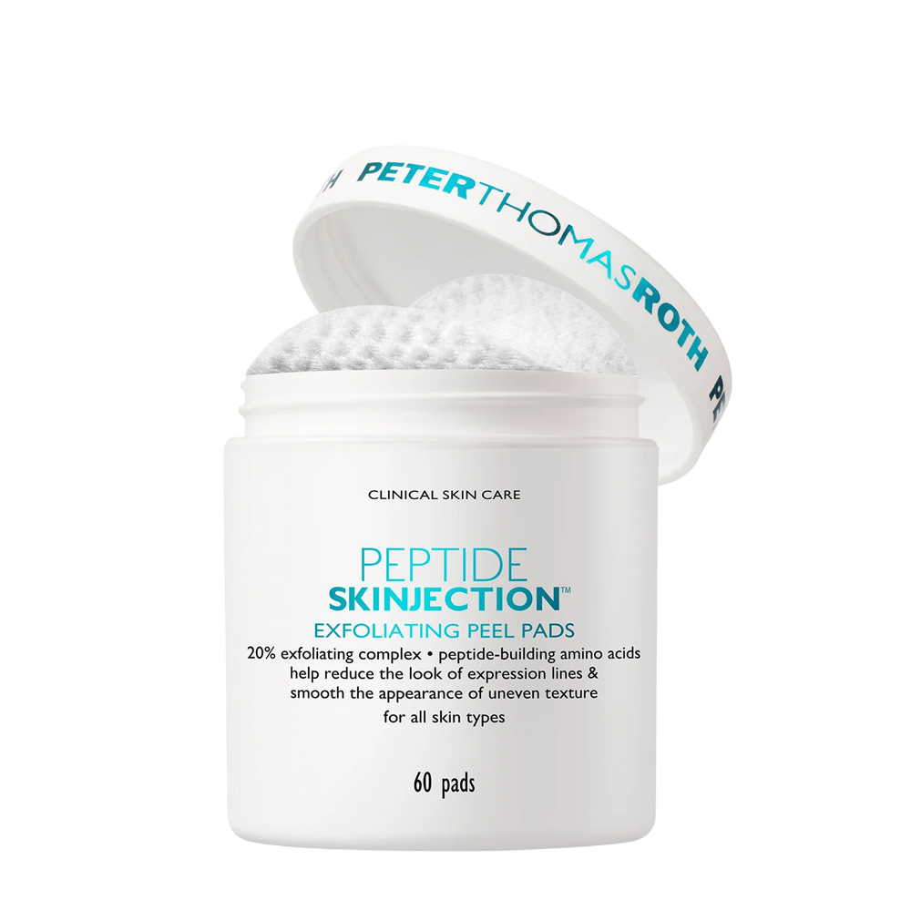Peter Thomas Roth Peptide Skinjection Exfoliating Peel Pads - Ексфоліативні пілінг-пади для оновлення шкіри та боротьби зі зморшками (до 01.2027) - фото №1 Peter Thomas Roth Peptide Skinjection Exfoliating Peel Pads - Ексфоліативні пілінг-пади для оновлення шкіри та боротьби зі зморшками (до 01.2027) - фото №1